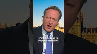 David Cameron Believes the UK Did the Right Thing #israel #iran