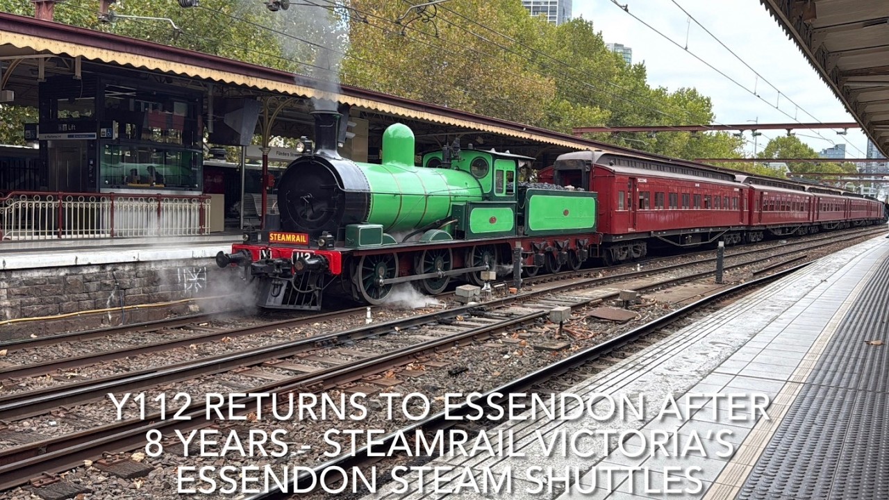 Y112 Y112 Returns To Essendon After 8 Years - Steamrail Victoria’s Essendon ...