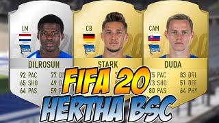 Fifa 20 ratings prediction playlist: http://bit.ly/fut20
►►►►►►►►►►►►►►►►►►►► my fifa20
for hertha bsc ( bundesliga )
►►►►►►►►►►►►►►►►►►►►...