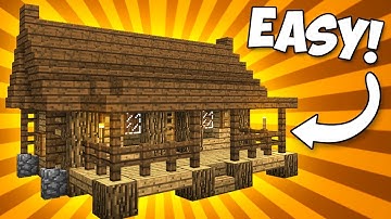 Cosy Compact House With Porch! - Minecraft Tutorial