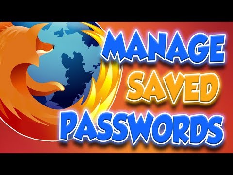 How To Manage Saved Passwords In Mozilla Firefox