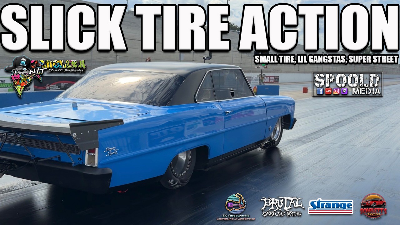 SMALL TIRE SLICK ACTION AT THE ROCK!!! CAROLINA NT 