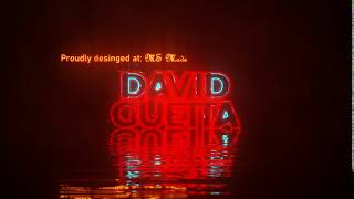Animation Video David Guetta Logo Neon Effect After Effects Ms Made