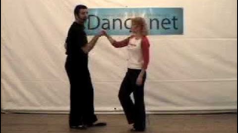 Hand Change Behind The Back - Lindy Hop Dance Lesson, Simon Selmon, Taina Kortelainen #353