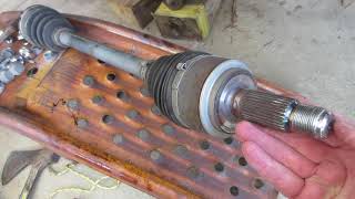 Honda Odyssey Drivers Side CV Joint Shaft Removal - Before You Start Watch This