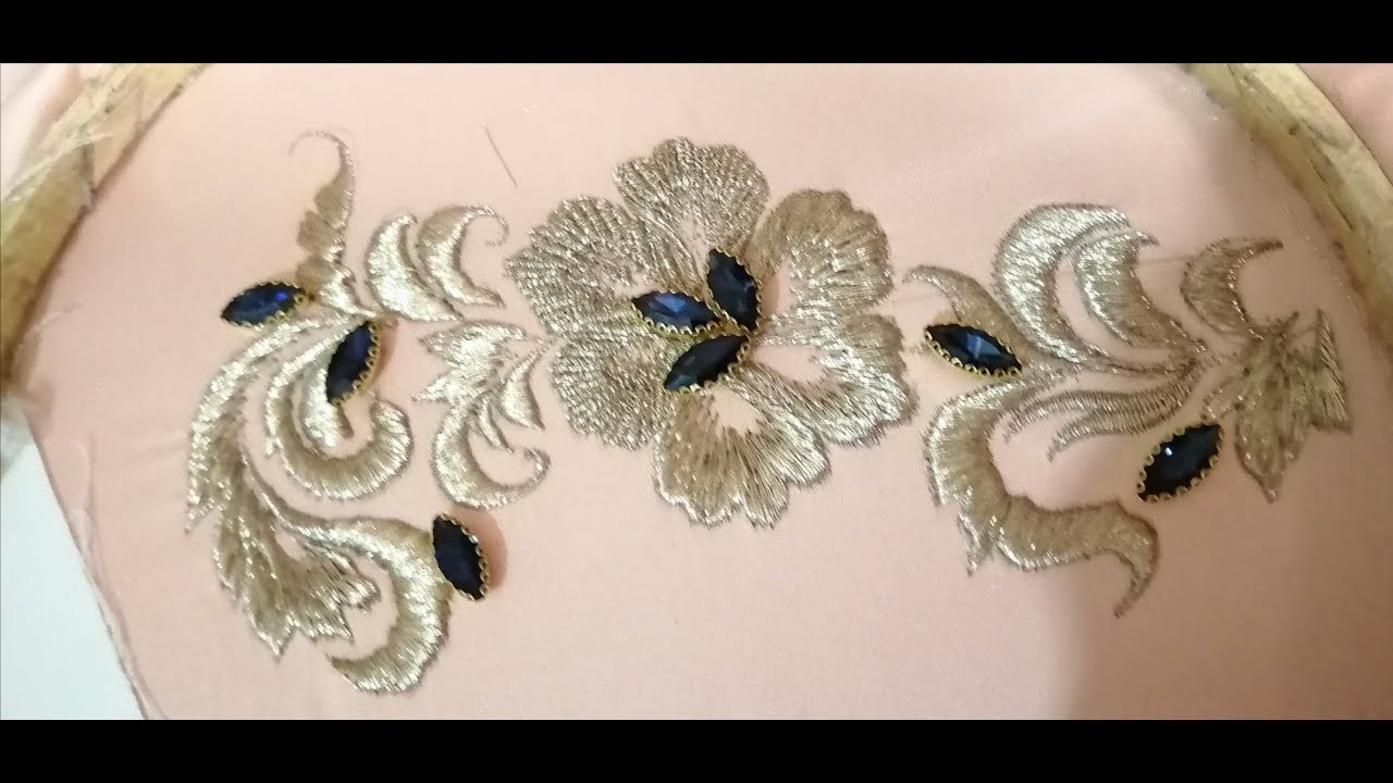 طرز الرباطي /غرزة البريد/ غرزة الخطفة/ مع طرز مريم الرميلي 🌺🌺🌺🌺