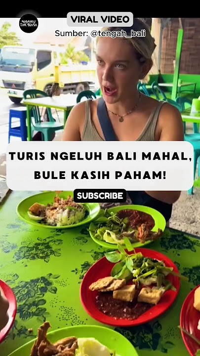 Bule: Jangan Gengsi Makan di Warung‼️ #reaksibule #buleriview #shorts #viralvideo