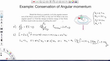 Conservation of Angular Momentum   Example 2 | Physics - Mechanics - Engineering | Griti