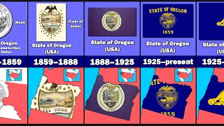 Evolution of Oregon's Flag and Territory
