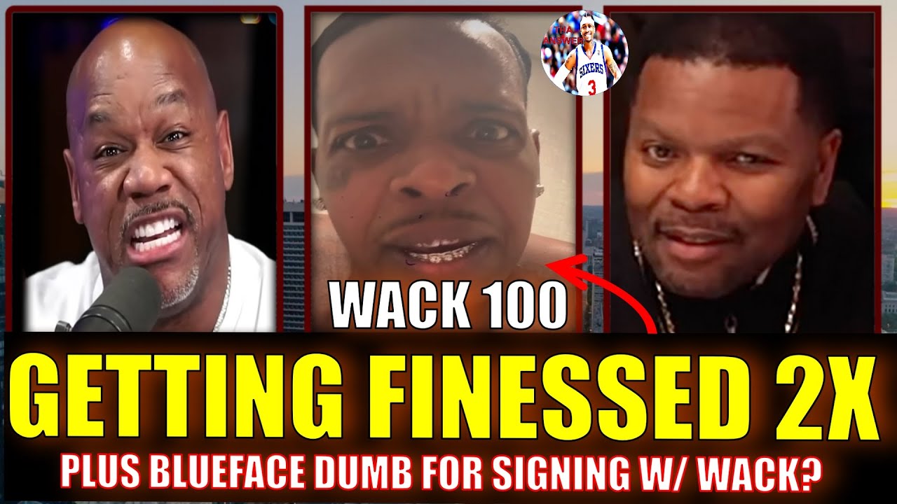 WACK 100 REACTS TO BLUEFACE & FINESSE 2X BEING IN "DUMB" CONTRACTS WITH J PRINCE & HIMSELF!