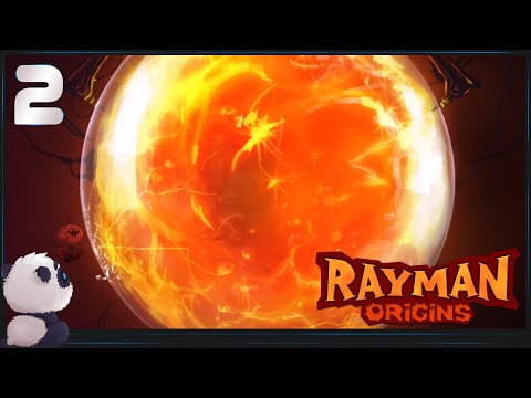 Видео: Rayman Origins ● Прохождение #2 ● РОМАШКА, ПТИЧКА, ДРАКОШИ И БОЛЬШОЙ БУМ