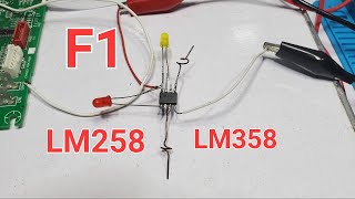 Dawlance pell and kenwood inverter PCB F1 error code LM 258ic solve #117