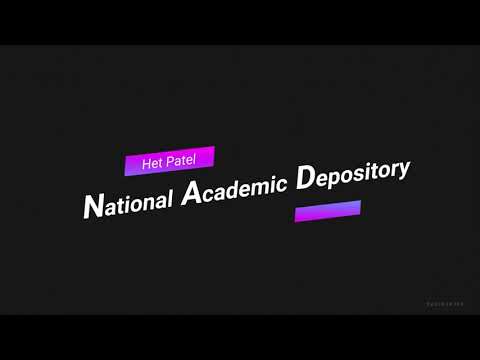 How To Sign up in National Academic Depository site.