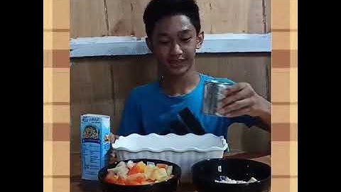 FRUIT SALAD - PERFORMANCE TASK IN TLE 9