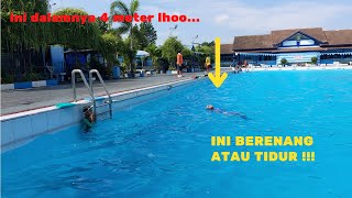 Berenang di Tirta Krida TNI AL Sidoarjo Kedalaman 4 Meter || Berenang Bersama Teman Teman