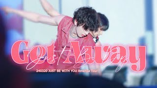 [4K] 240320 JUST B 전도염 DY - Get Away ⛔️ | America Tour in Miami FanCam 직캠