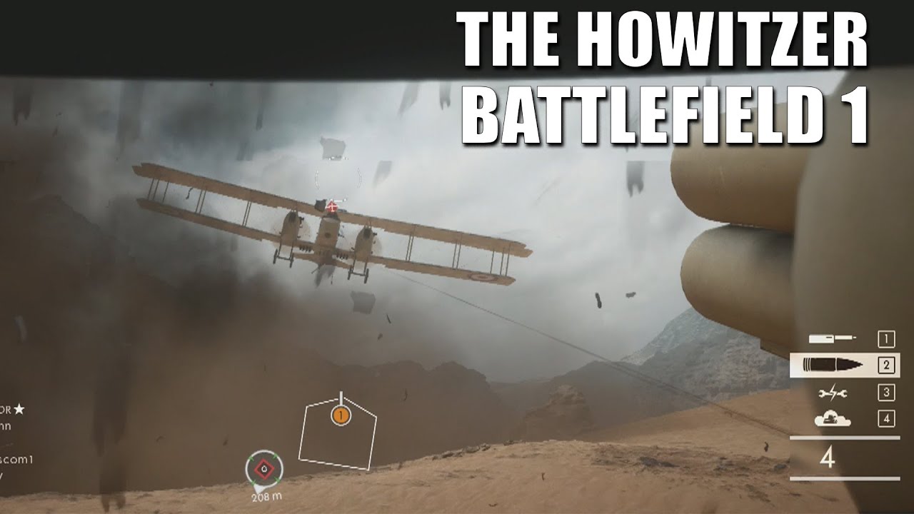Meet the Howitzer - Battlefield 1 Light Tank Variant