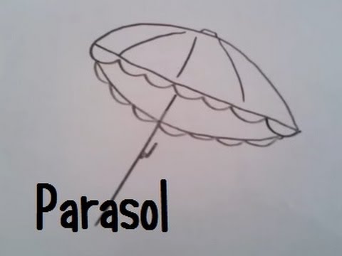 Dessiner Un Parasol Youtube Dessiner Un Parasol Youtube