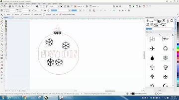 Corel Draw Tips & Tricks Christmas Ornament Part 2