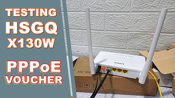 Tutorial ONT Xpon HSGQ X130W untuk RT RW Net PPPoE + Hotspot