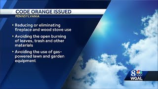 Western wildfires bring hazy conditions to Pennsylvania; code orange air quality alert in effect