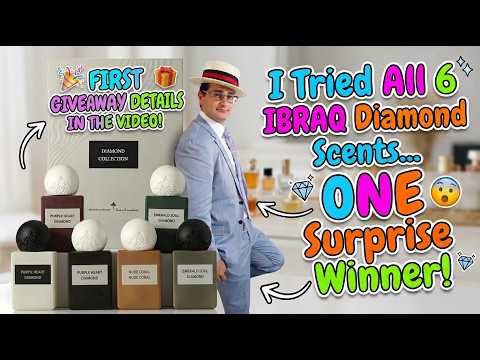 Ranking ALL 6 Scents in the IBRAQ Diamond Collection Travel Set + GIVEAWAY!