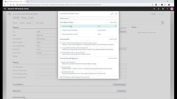 Microsoft Dynamics 365 Business Central G/L Account Reconciliation Check Box