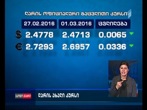 ლარი მცირედით გამყარდა