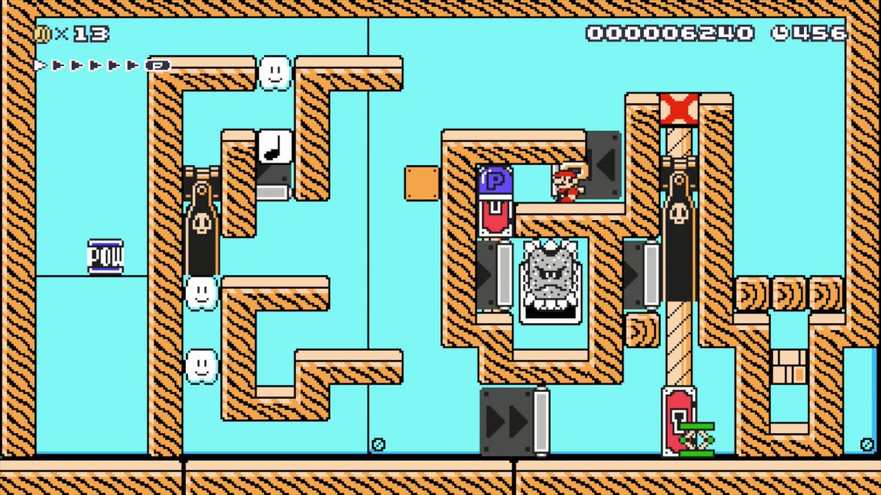 [Super Mario Maker Puzzle] One Screen Puzzle #11 by Smash boss - YouTube
