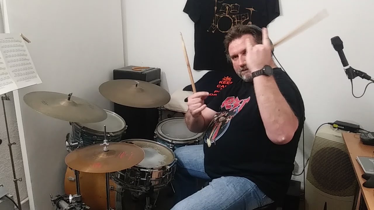 Gimme Shelter Drum Lesson Cover by "Carlos F". YouTube