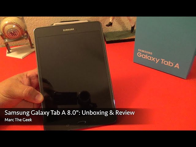 Samsung Galaxy Tab A 8.0 Review