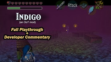 Indigo OoT Romhack Playthrough with Developer Commentary