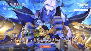 Overwatch 2 practice range sigma with kahunadude