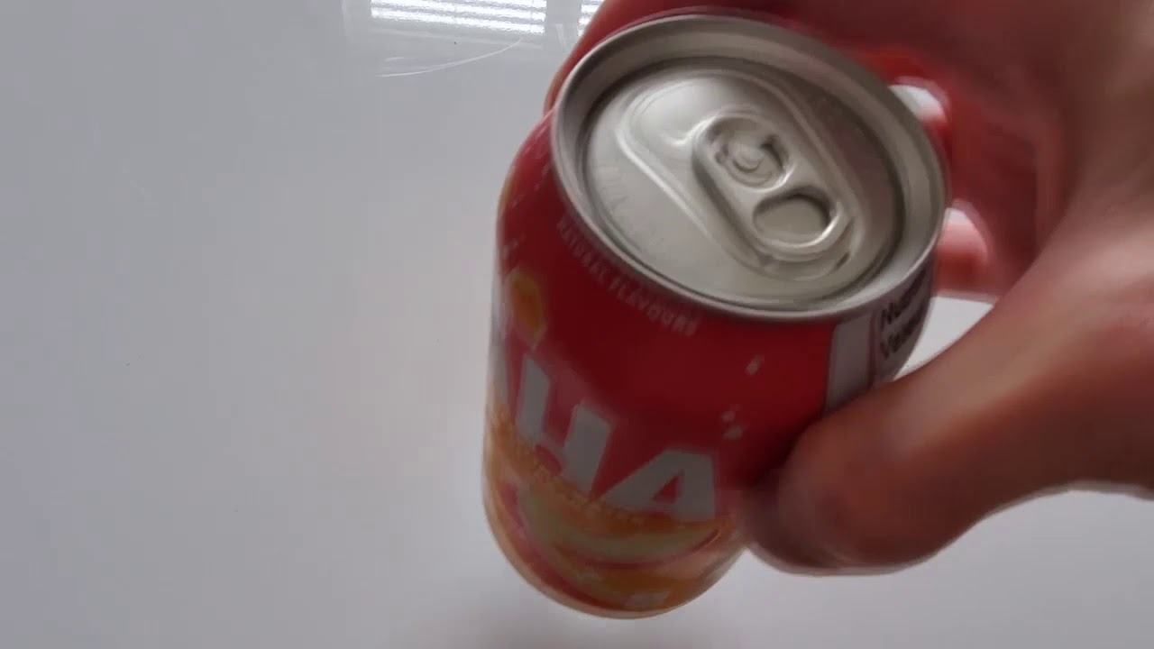 Review AHA Sparkling Water Peach and honey YouTube