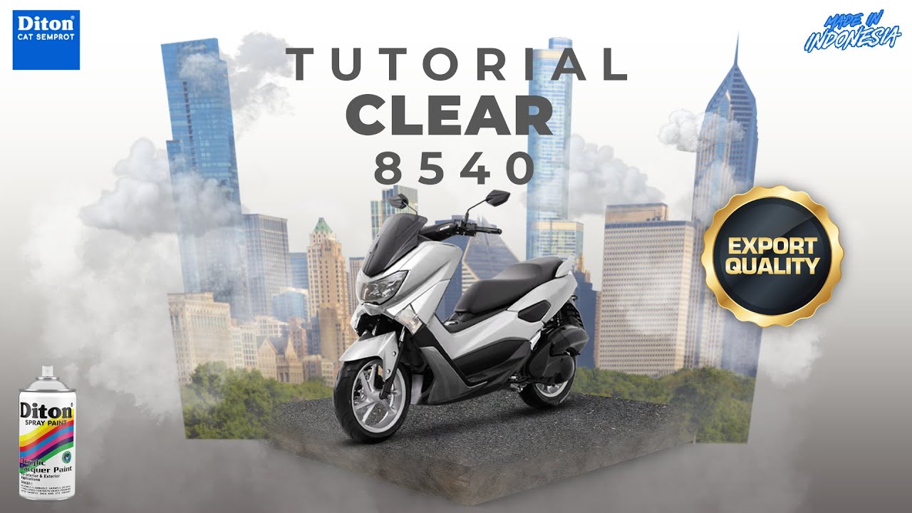 VIRAL CLEAR 8540  | VIDEO TUTORIAL DITON SPRAY PAINT
