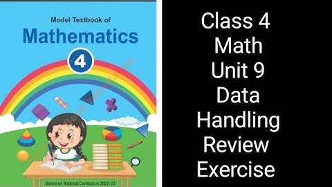 Class 4 Math | Unit 9 Review Exercise | Data Handling | NBF Federal Board