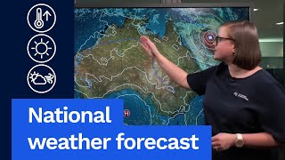 National Weather Forecast 25 Feb 2025 Warm and settled for much of Australia heatwaves building