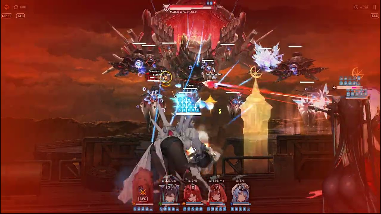 NIKKE - Tribe Tower stage 880 (Mother Whale)