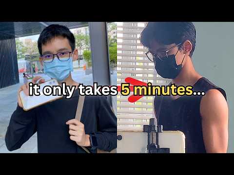 how to actually change your life in 5 minutes.