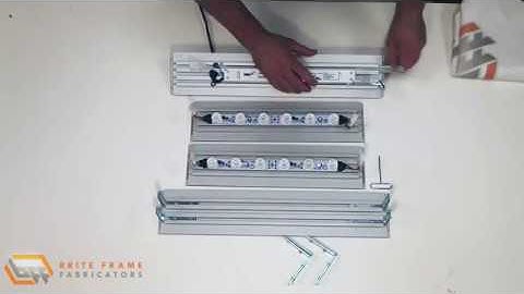 Lightbox assembly for SEG frame