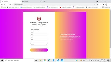 Instamojo Integration in Node.js and Express/#TheSparksFoundation#GRIPJUNE21