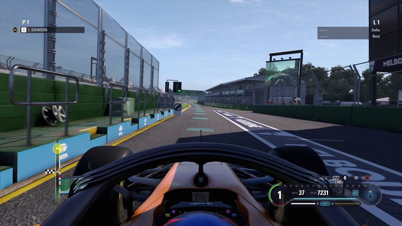 F1 2018 | Career Mode | Australia Practice 1 + Setup