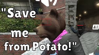 Save me from Potatoo | Gmod DarkRP Funny Moments
