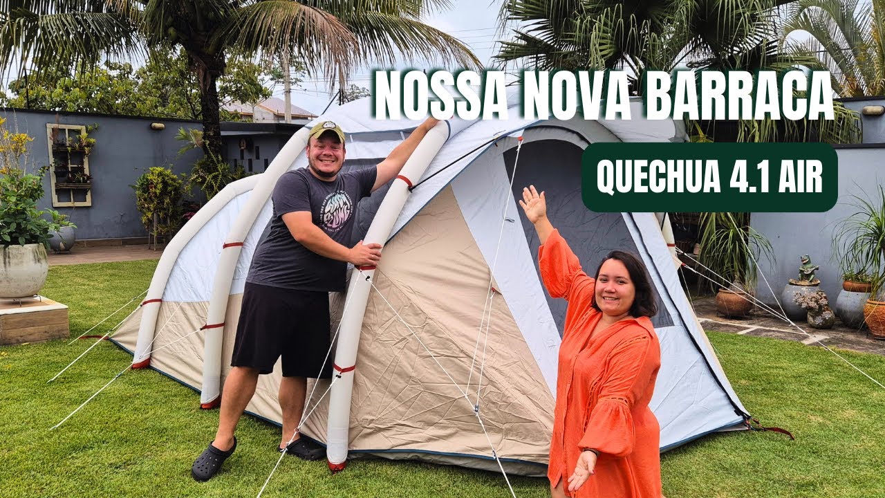 Trocamos de barraca | QUECHUA 4.1 Air Fresh&Black