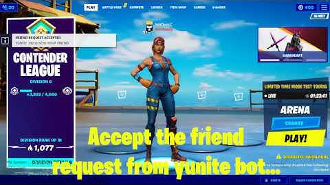 How to Join a Fortnite Custom using Yunite bot