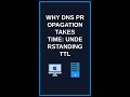 Why DNS Propagation Takes Time: Understanding TTL #Shorts