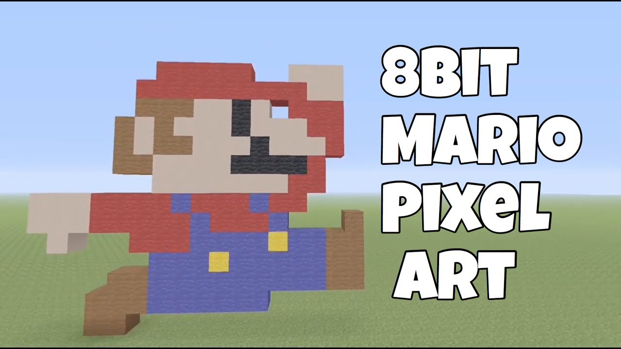 8Bit Pixel Art Minecraft (Tutorial) - YouTube