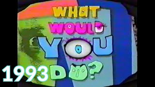 What Would You Do? 1993 'Music' Full Episode with commercials Nickelodeon