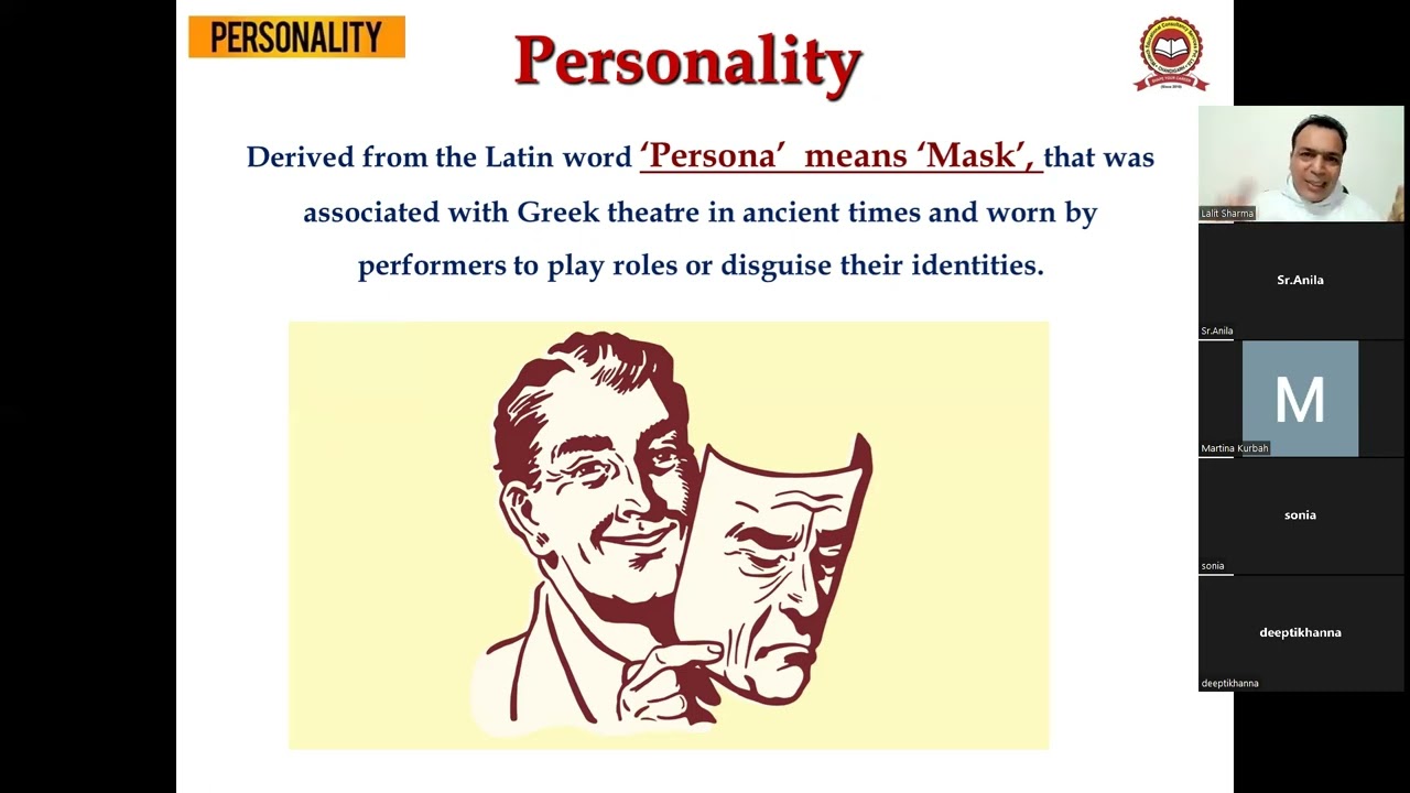 Lecture : (5) : Personality :Meaning and Nature  | DATED : [12.10.2025]