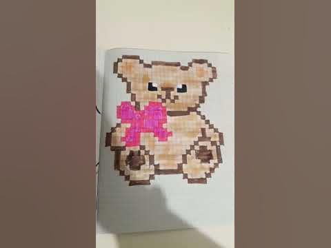 #Рисунок мишки по клеточкам#как вам?#short#shorts# - YouTube
